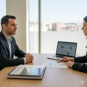 Diagnóstico y vías EPI en Castellón Abogada explica requisitos y plan de pagos de la Ley de la Segunda Oportunidad en Castellón a un cliente